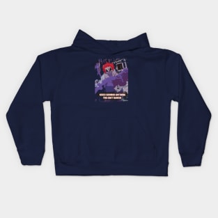 Fasbytes purple color Horro ‘Never summon anything you can’t banish.’ Kids Hoodie